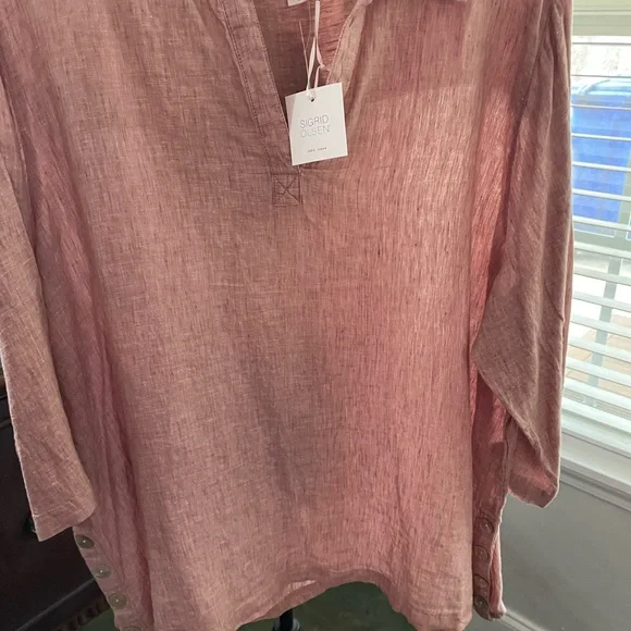 Sigrid Olsen Linen shirt - Picture 2 of 9